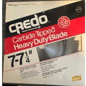 Credo - Carbide Tipped Heavy Duty Framing Blade 7-7 1/4 - Omark Industries